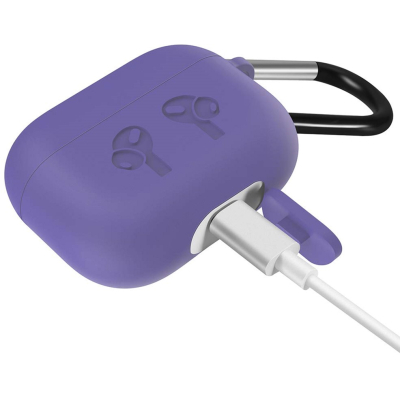 Чохол для навушників BeCover Silicon Protection для Apple AirPods Pro Light Purple (704499)