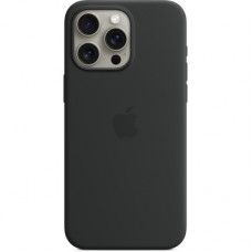 Чохол до мобільного телефона Apple iPhone 15 Pro Max Silicone Case with MagSafe Black (MT1M3ZM/A)