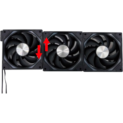 Кулер до корпусу Azza ARGB 3-IN-1 (LFO-4912DB3)