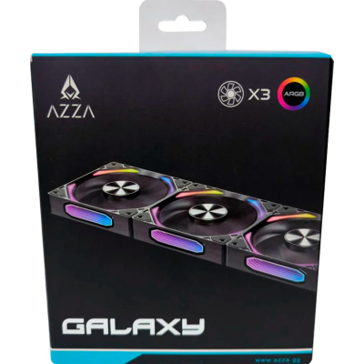 Кулер до корпусу Azza ARGB 3-IN-1 (LFO-4912DB3)