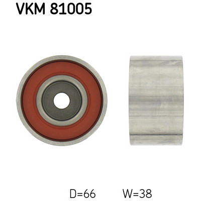Ролик натягувача ременя SKF VKM 81005