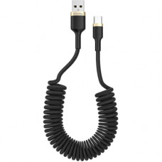 Дата кабель USB 2.0 AM to Type-C 0.3m PVC ColorWay (CW-CBUC059-BK)