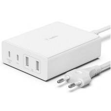 Зарядний пристрій Belkin Home Charger 108W GAN Dual USB-С/USB-A (WCH010VFWH)