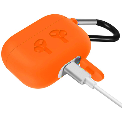 Чохол для навушників BeCover Silicon Protection для Apple AirPods Pro Orange (704500)