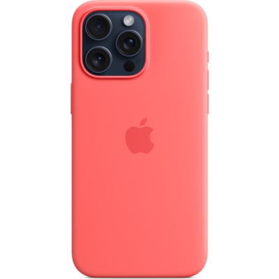 Чохол до мобільного телефона Apple iPhone 15 Pro Max Silicone Case with MagSafe Guava (MT1V3ZM/A)