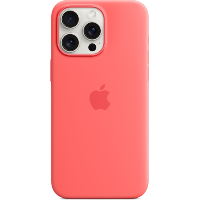 Чохол до мобільного телефона Apple iPhone 15 Pro Max Silicone Case with MagSafe Guava (MT1V3ZM/A)