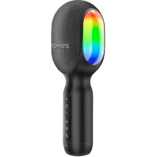 Мікрофон Promate VocalMic Bluetooth 2 x AUX LED Black (vocalmic.black)