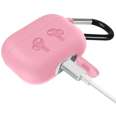 Чохол для навушників BeCover Silicon Protection для Apple AirPods Pro Pink (704501)