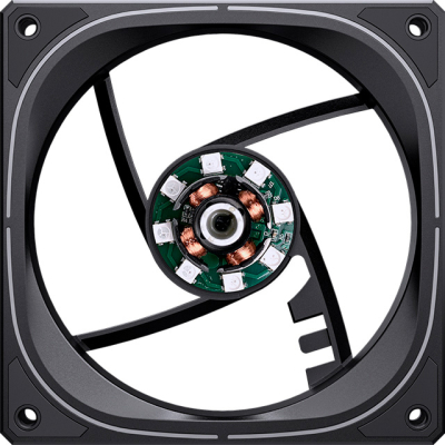 Кулер до корпусу JONSBO FR-505BR Reverse ARGB Black