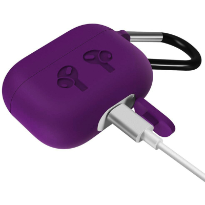 Чохол для навушників BeCover Silicon Protection для Apple AirPods Pro Purple (704502)