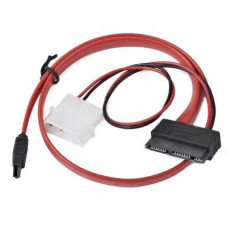 Кабель для передачі даних Molex+SATA to MicroSATA 0.25m Cablexpert (CC-MSATA-001)