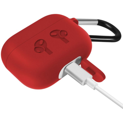 Чохол для навушників BeCover Silicon Protection для Apple AirPods Pro Red (704503)