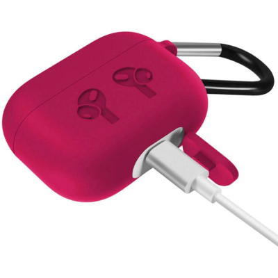 Чохол для навушників BeCover Silicon Protection для Apple AirPods Pro Rose Red (704504)