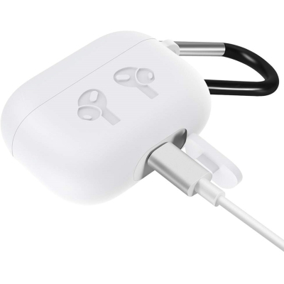 Чохол для навушників BeCover Silicon Protection для Apple AirPods Pro White (704505)