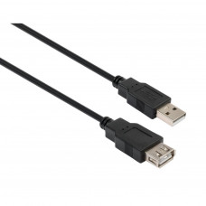 Дата кабель USB 2.0 AM/AF 3.0m Vinga (VCPUSBAMAF3BK)
