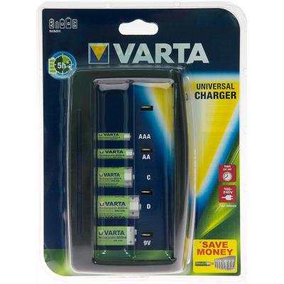 Зарядний пристрій для акумуляторів Varta UNIVERSAL CHARGER AA/AAA/C/D/9V (57648101401)