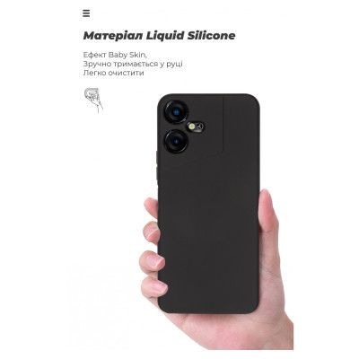 Чохол до мобільного телефона Armorstandart ICON Case Tecno POVA NEO 3 (LH6n) Camera cover Black (ARM70381)