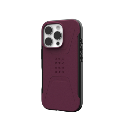 Чохол до мобільного телефона UAG iPhone 16 Pro Civilian Magsafe Bordeaux (114444119049)