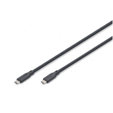 Дата кабель USB-C to USB-C 2.0m USB 4.0 Gen2 20G 240W 8K silicone black Digitus (AK-300344-020-S)