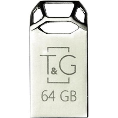 USB флеш накопичувач T&G 64GB 110 Metal Series Silver USB 2.0 (TG110-64G)