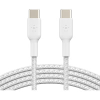 Дата кабель USB-C to USB-C 2.0m 60W White Belkin (CAB004BT2MWH)