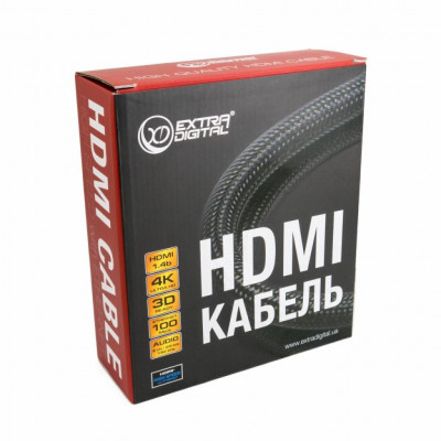 Кабель мультимедійний HDMI to HDMI 5.0m Extradigital (KBH1635)