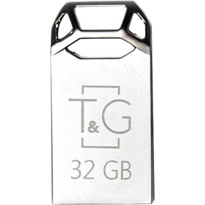 USB флеш накопичувач T&G 32GB 110 Metal Series Silver USB 2.0 (TG110-32G)