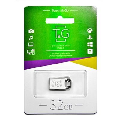 USB флеш накопичувач T&G 32GB 110 Metal Series Silver USB 2.0 (TG110-32G)