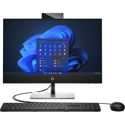 Комп'ютер HP ProOne 440 G9 / i3-13100T, 8GB, F512GB, WiFi, кл+м, Win11P, black (885M3EA)