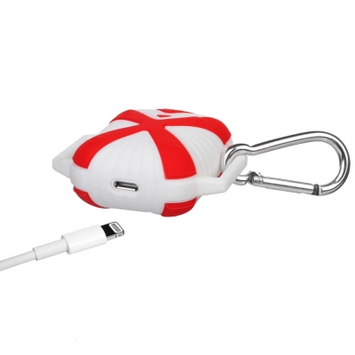 Чохол для навушників X-HuWei i-Smile для Apple AirPods IPH1443 Red+White (702334)