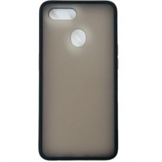 Чохол до мобільного телефона Dengos Matt OPPO A12, black (DG-TPU-MATT-60)