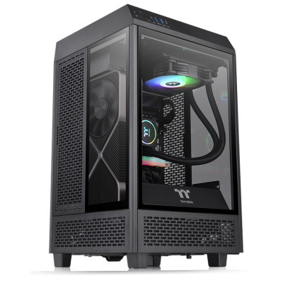 Корпус ThermalTake The Tower 100 Black Window (CA-1R3-00S1WN-00)