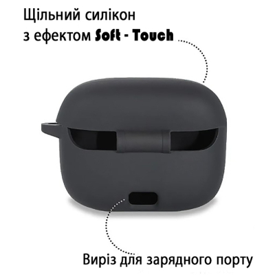 Чохол для навушників BeCover Silicon для JBL Tune 230 NC TWS Black (708608)