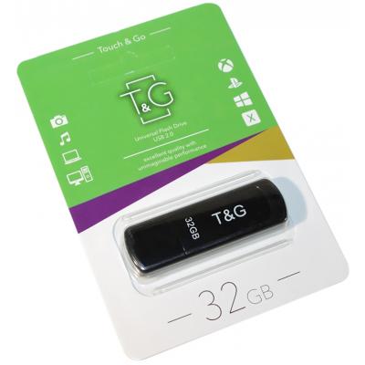 USB флеш накопичувач T&G 32GB 011 Classic Series Black USB 2.0 (TG011-32GBBK)