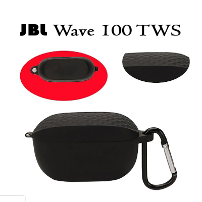 Чохол для навушників BeCover Silicon для JBL Wave 100 TWS Black (708606)
