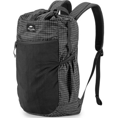 Рюкзак туристичний Naturehike NH20BB206 20 л графіт в клітинку (6927595772751)