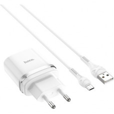 Зарядний пристрій HOCO C12Q Smart QC3.0 charger set(Micro) White (6931474716286)