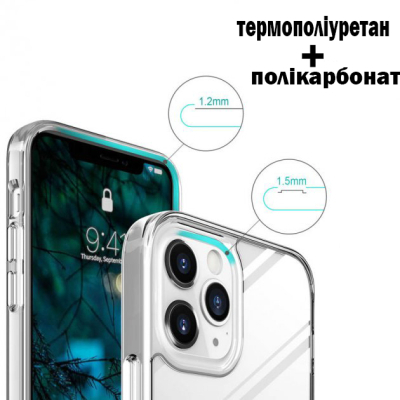Чохол до мобільного телефона BeCover Space Case Apple iPhone 13 Pro Transparancy (707796)
