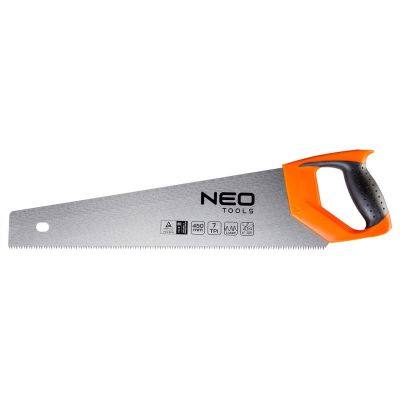 Ножівка Neo Tools по дереву, 450 мм, 7TPI (41-036)