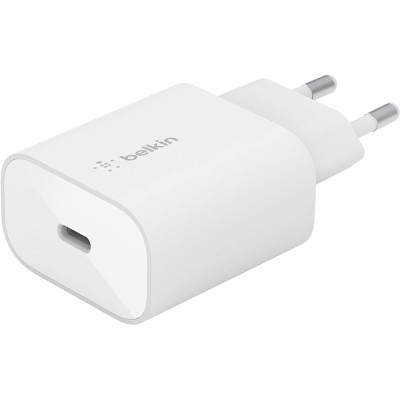 Зарядний пристрій Belkin USB-С 25W PD PPS + cable USB-C-Lightning 1m (WCA004VF1MWH-B5)