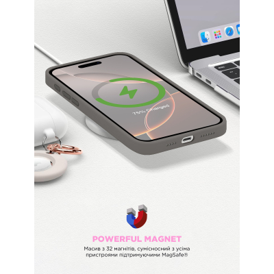 Чохол до мобільного телефона Armorstandart ICON2 MagSafe Apple iPhone 16 Pro Stone Grey (ARM81316)