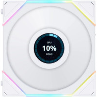 Кулер до корпусу Lian Li Reverse TL LCD 140-1, White (G99.14RTLLCD1W.00)
