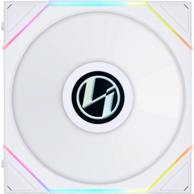 Кулер до корпусу Lian Li Reverse TL LCD 140-1, White (G99.14RTLLCD1W.00)