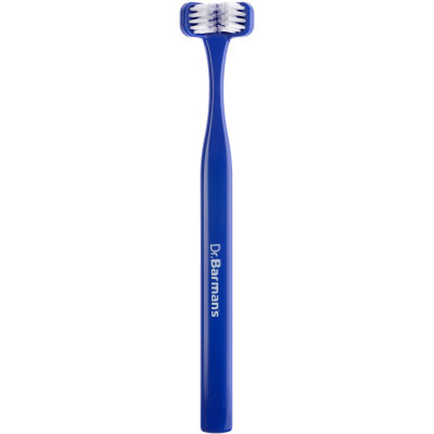 Зубна щітка Dr. Barman's Superbrush Compact Тристороння М'яка Синя (7032572876328-dark-blue)