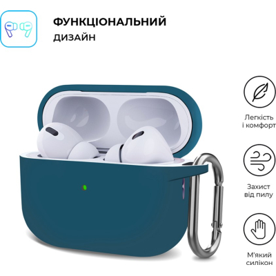 Чохол для навушників Armorstandart Hang Case для Apple AirPods Pro 2 Lake Blue (ARM68598)
