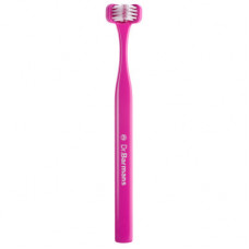 Зубна щітка Dr. Barman's Superbrush Compact Тристороння М'яка Рожева (7032572876328-pink)