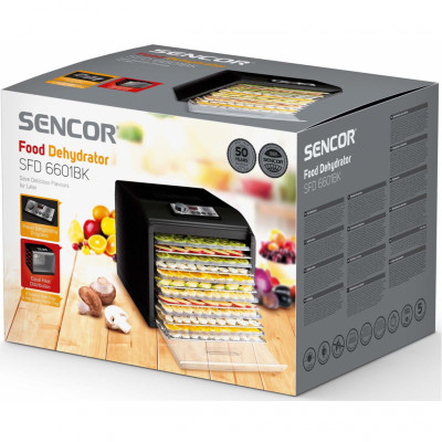 Сушка для овочів та фруктів Sencor SFD 6601BK