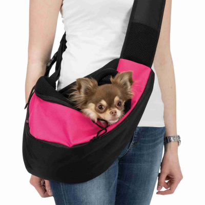 Переноска для тварин Trixie Sling Front Bag 50х25х18 см (рожева-чорна) (4011905289564)