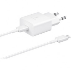 Зарядний пристрій Samsung USB-С 15W White + Cable USB-C 1m (EP-T1510XWEGEU)