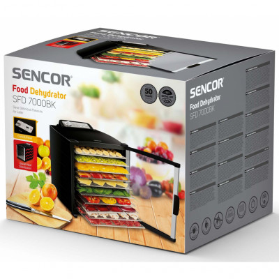 Сушка для овочів та фруктів Sencor SFD 7000BK